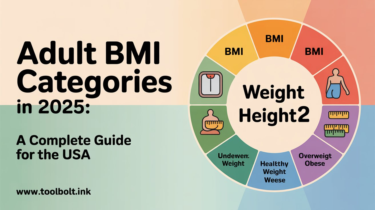 Adult BMI Categories in 2025: A Complete Guide for the USA